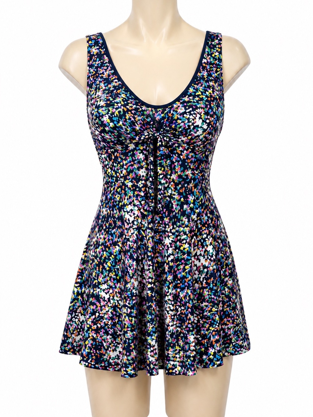 Island Escape Swimdress One Piece Skirted Swimsuit NWT Sz 6